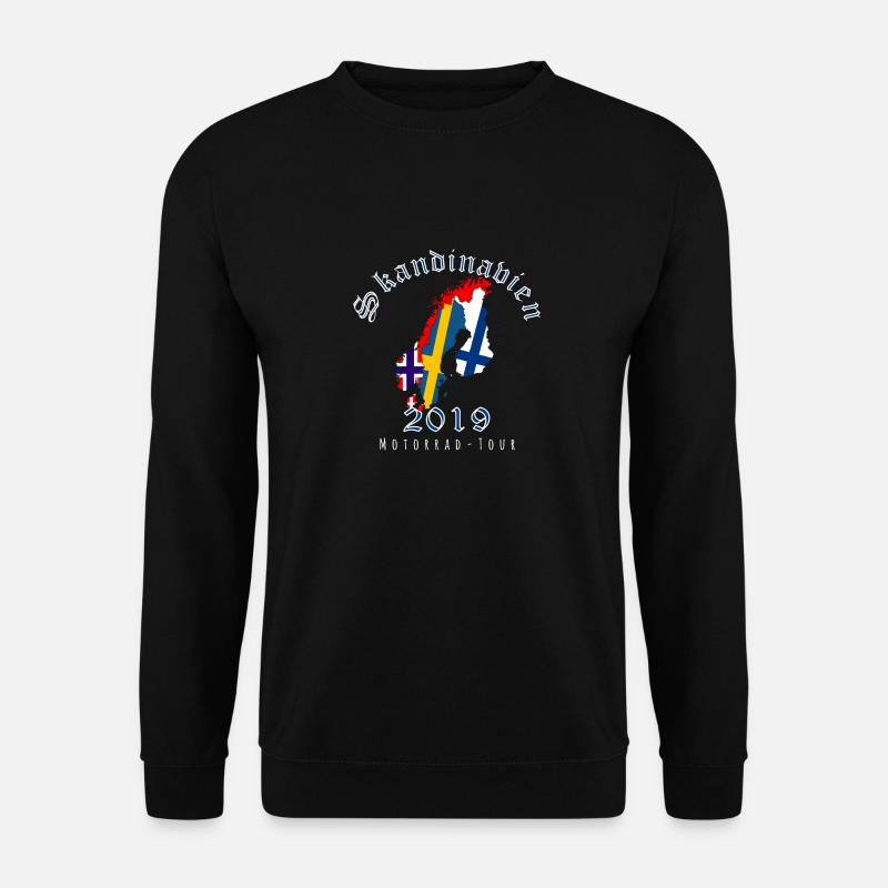 Motorcycle Tour Scandinavia - Unisex Sweatshirt - black