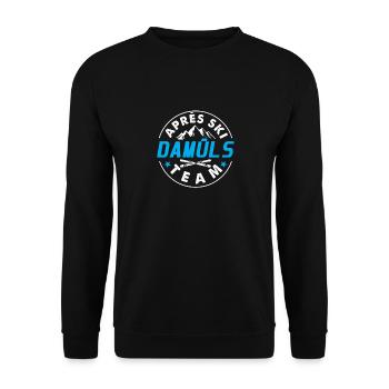 Apres Ski Damüls équipe vacances de ski cadeau - Sweat-shirt Unisexe - noir - Devant - Alina (178cm) & Michal (187cm)