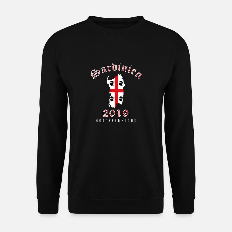 Motorrad Tour Sardinien - Unisex Pullover - Schwarz