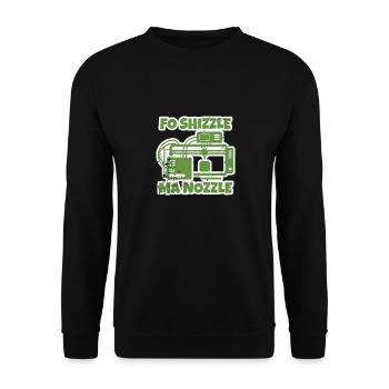 3D Printing Gift Funny Saying 3D Print - Unisex Sweatshirt - black - Front - Alina (178cm) & Michal (187cm)