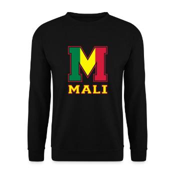 Athletisch Mali - Unisex Pullover - Schwarz - Vorne - Alina (178cm) & Michal (187cm)