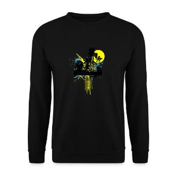 nature - Unisex Pullover - Schwarz - Vorne - Alina (178cm) & Michal (187cm)