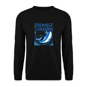 Thon licorne jeu de mots Drôle de sort cadeau - Sweat-shirt Unisexe - noir - Devant - Alina (178cm) & Michal (187cm)