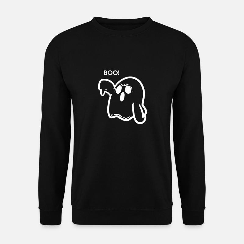 Halloween Ghost Creepy Spooky Scared Horror Party - Unisex Sweatshirt - black