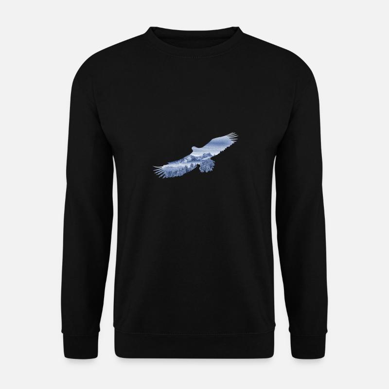 Soar like an Eagle - Unisex Pullover - Schwarz