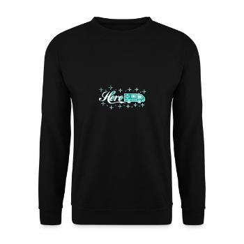 Rettungssanitäter Rettungsassistent Geschenk - Unisex Pullover - Schwarz - Vorne - Alina (178cm) & Michal (187cm)