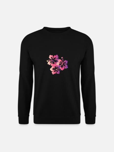 Hawaii Honolulu Boarder Surfer Tiki Sommer urlaub - Unisex Pullover - Schwarz