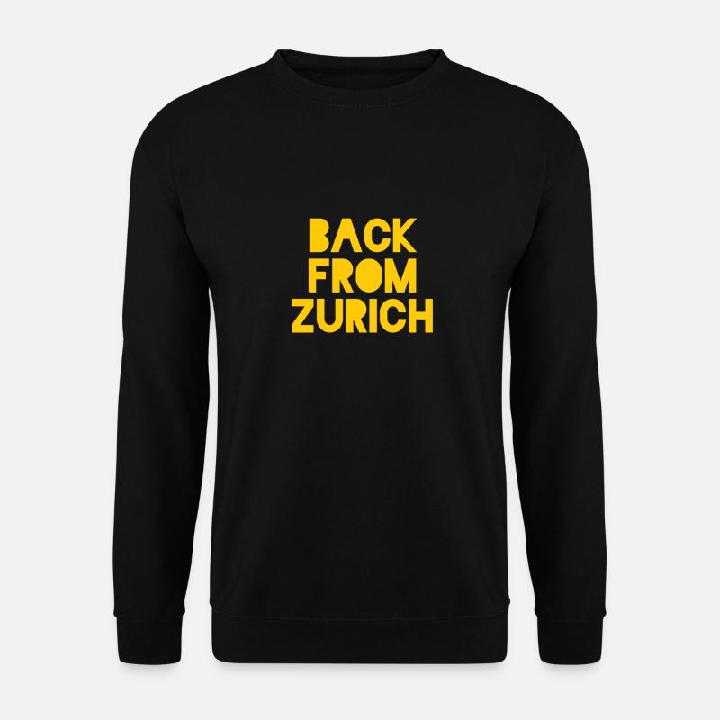 Zürich Zurich - Unisex Pullover - Schwarz
