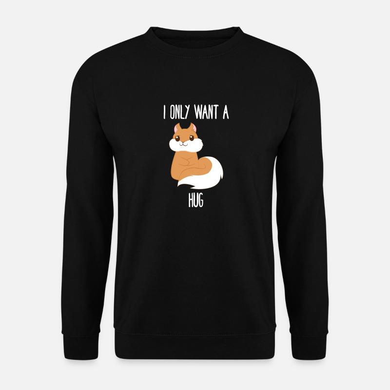 Écureuil - écureuil - câlin - Sweat-shirt Unisexe - noir