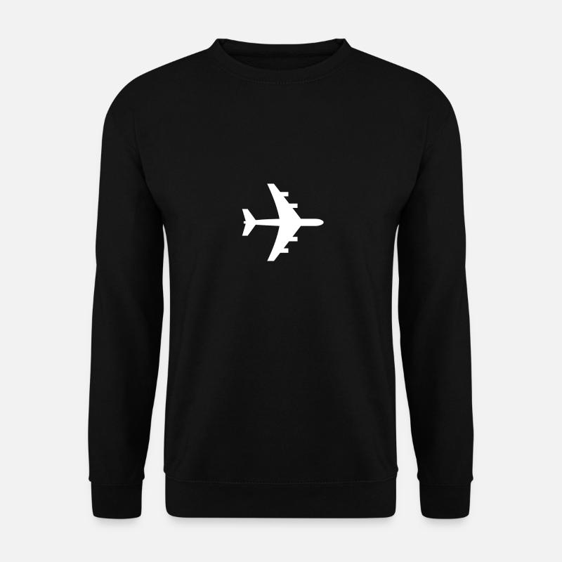 plane - Unisex Sweatshirt - black