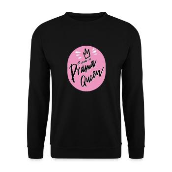 Je suis une reine du drame - Sweat-shirt Unisexe - noir - Devant - Alina (178cm) & Michal (187cm)