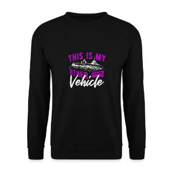 U Boot - Unisex Pullover - Schwarz - Vorne - Alina (178cm) & Michal (187cm)