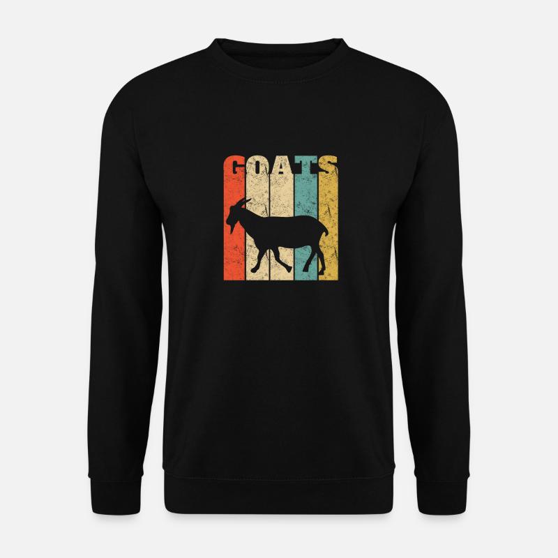 Retro Goat Silhouette - Unisex Sweatshirt - black