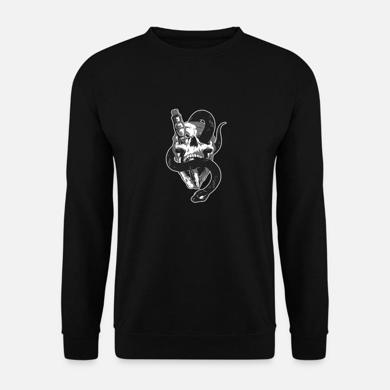 Skull & Snake - Unisex Sweatshirt - black