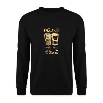 boxe - Sweat-shirt Unisexe - noir - Devant - Alina (178cm) & Michal (187cm)