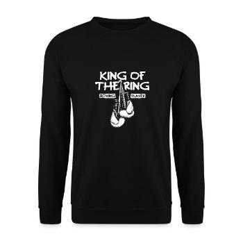 boxe - Sweat-shirt Unisexe - noir - Devant - Alina (178cm) & Michal (187cm)