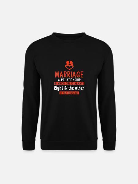 Marriage request - Unisex Sweatshirt - black
