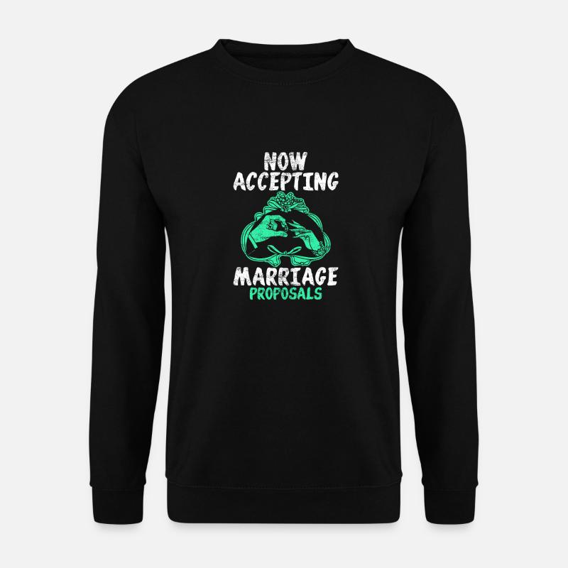 Demande de mariage - Sweat-shirt Unisexe - noir