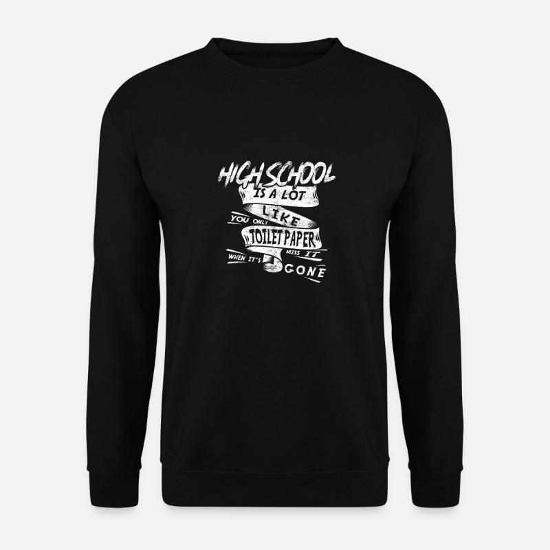 devise d'études secondaires - Sweat-shirt Unisexe - noir