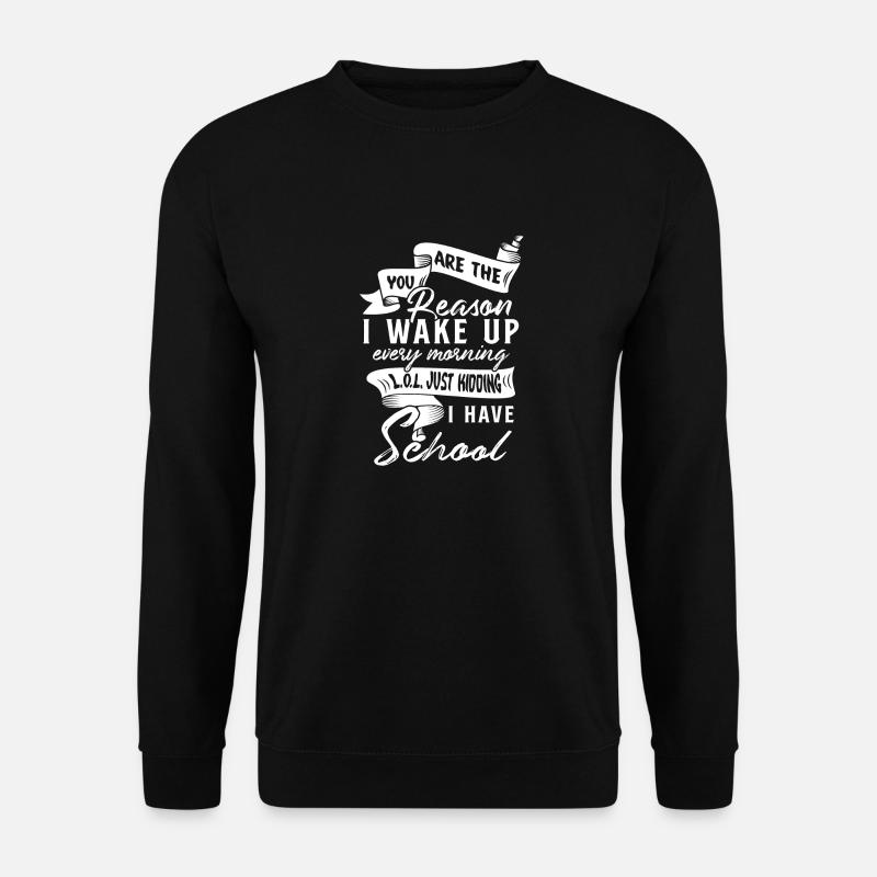 devise d'études secondaires - Sweat-shirt Unisexe - noir