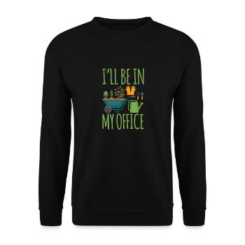 Gardening product Gift for a Vegetable Gardener - Unisex Sweatshirt - black - Front - Alina (178cm) & Michal (187cm)