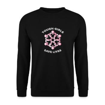 Social worker - social worker - saying - life - Unisex Sweatshirt - black - Front - Alina (178cm) & Michal (187cm)