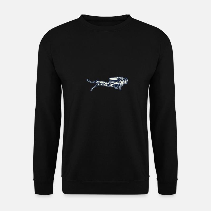 Scuba Diver Taucher - Unisex Pullover - Schwarz