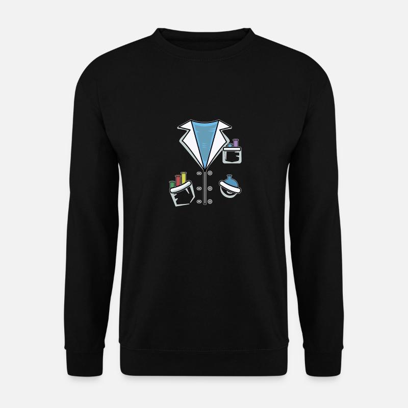 Laborkittel Kittel Chemiker Laborant Geschenk - Unisex Pullover - Schwarz