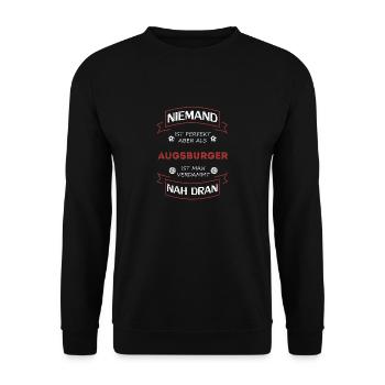 Maillot de football Augsburg Augsburg - Sweat-shirt Unisexe - noir - Devant - Alina (178cm) & Michal (187cm)