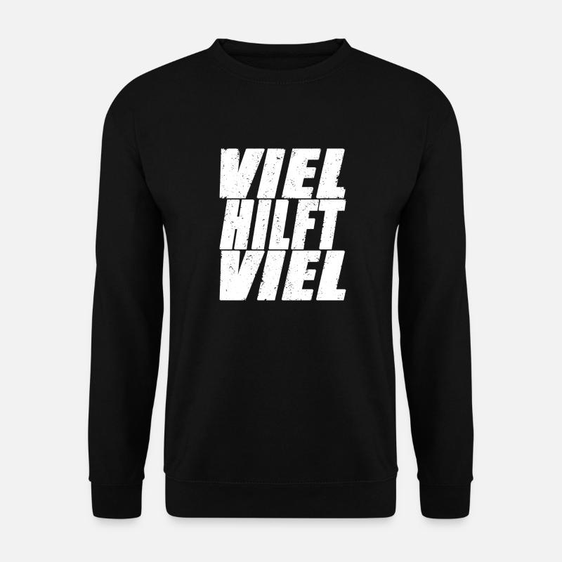 Viel Hilft - Unisex Pullover - Schwarz