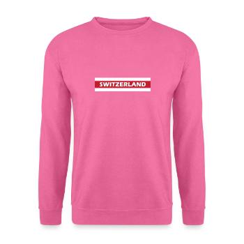 Drapeau suisse pays maillot de hockey Nati cadeau - Sweat-shirt Unisexe - rose - Devant