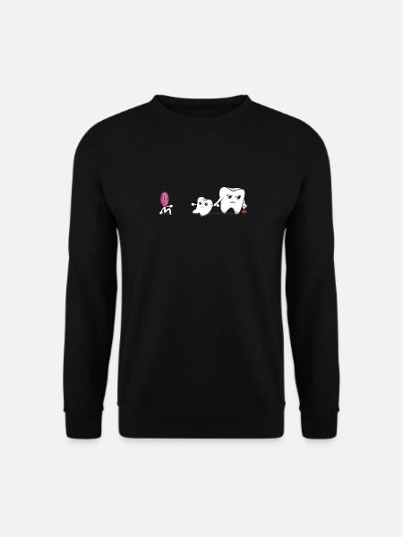 Drôle Dentiste Dent Dent Dentistry Meme Drawing - Sweat-shirt Unisexe - noir