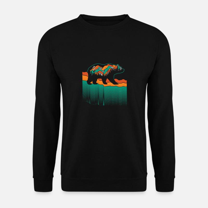 Ours ours - Sweat-shirt Unisexe - noir