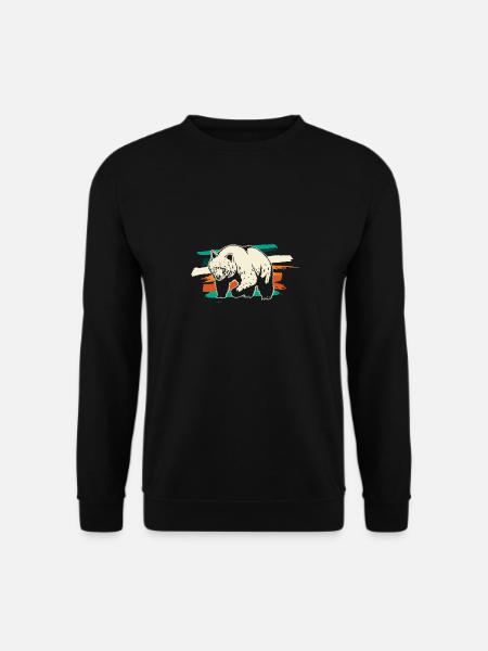 Bär Bären - Unisex Pullover - Schwarz