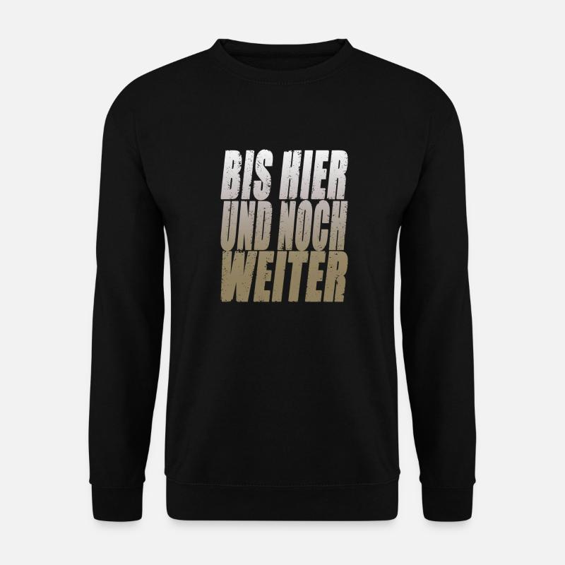 Noch Weiter - Unisex Pullover - Schwarz