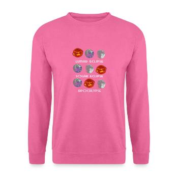Lunar Eclipse Solar Eclipse Apocalypse - Unisex Pullover - Pink - Vorne