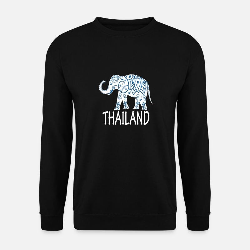 Thailand Elephant - Unisex Sweatshirt - black