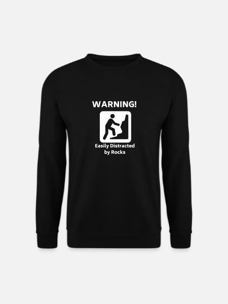 Lustiger Geologie-Felsen-Mineralkollektorentwurf Geschenk - Unisex Pullover - Schwarz