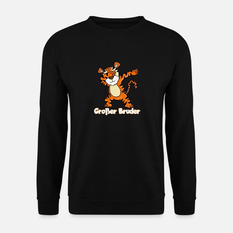 Großer Bruder T-Shirt Dabbing Tiger - Unisex Pullover - Schwarz