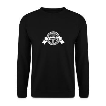Fernfahrer trucker - Unisex Pullover - Schwarz - Vorne - Alina (178cm) & Michal (187cm)