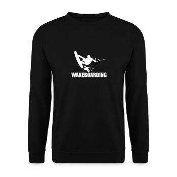 Wasserschi wakeboard - Unisex Sweatshirt - black - Front - Alina (178cm) & Michal (187cm)