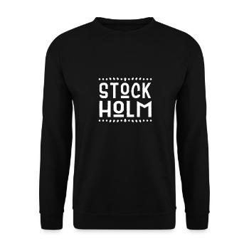 Stockholm - Sweat-shirt Unisexe - noir - Devant - Alina (178cm) & Michal (187cm)