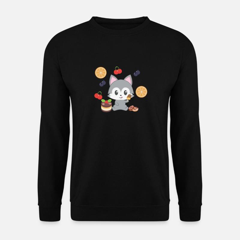 Husky - Husky T-Shirt - Husky - Snacking - Unisex Sweatshirt - black
