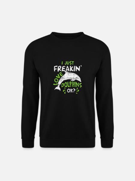 dauphin - Sweat-shirt Unisexe - noir