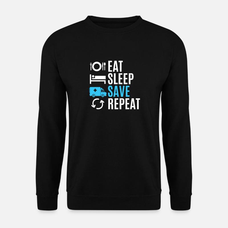 Ambulance paramedic ambulance gift - Unisex Sweatshirt - black