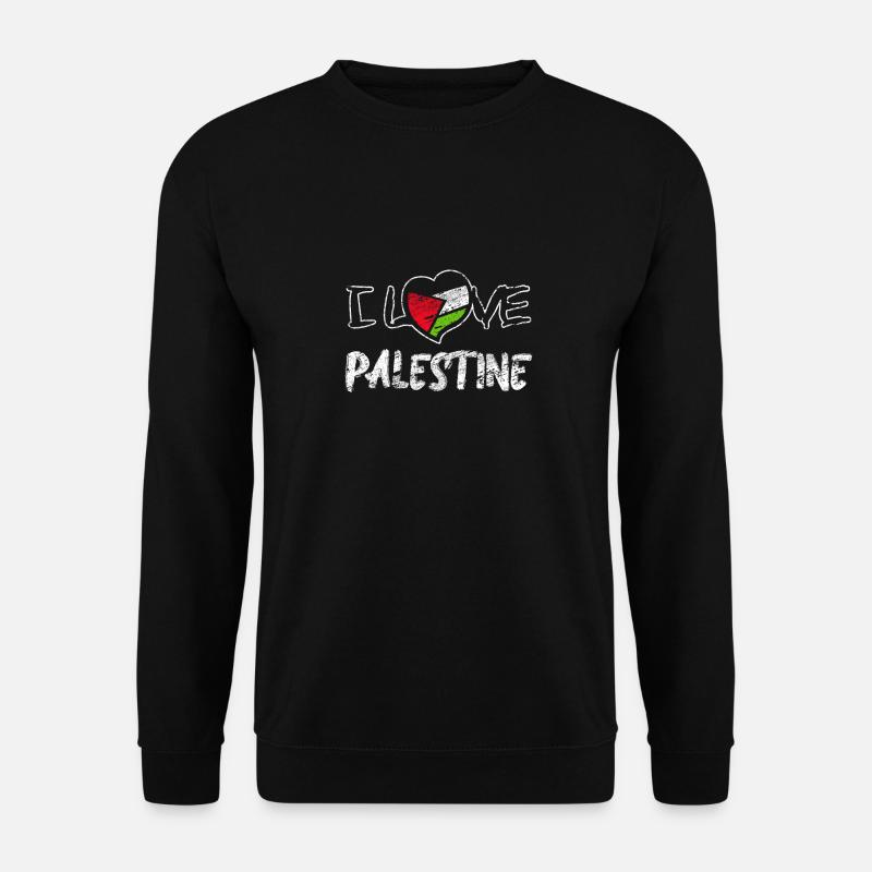 Palästina - Unisex Pullover - Schwarz