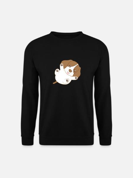 Beagle - Beagles - Pfoten - Welpe - Unisex Pullover - Schwarz