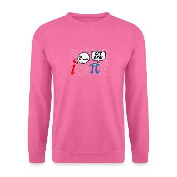 Math T-Shirt Drôle Pi Soyez rationnel - Sweat-shirt Unisexe - rose - Devant