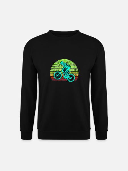 VTT rétro - Sweat-shirt Unisexe - noir