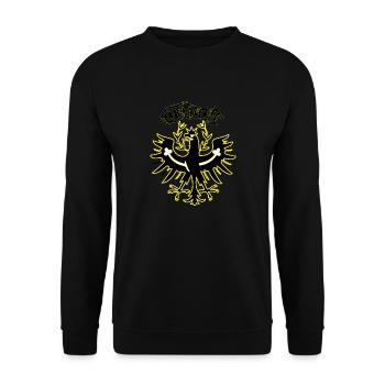 Tirol - Unisex Pullover - Schwarz - Vorne - Alina (178cm) & Michal (187cm)